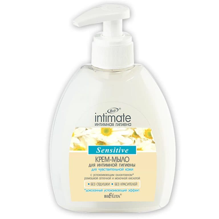 صابون کرمی "intimate" برای بهداشت نواحی تناسلی (پوست حساس)