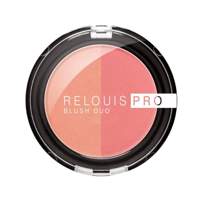 رژ گونه دو رنگ رلیوس پرو مدل BLUSH DUO کامپکت کد 201 حجم 5 میلی لیتر